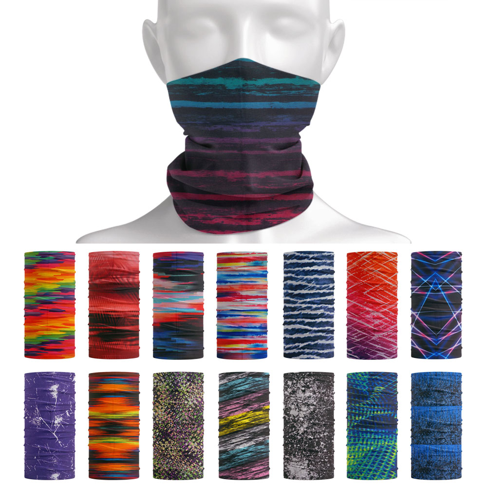 Gear In Cycling - Tie-Dye Stripes Pattern Neckchief Outdoor Summer