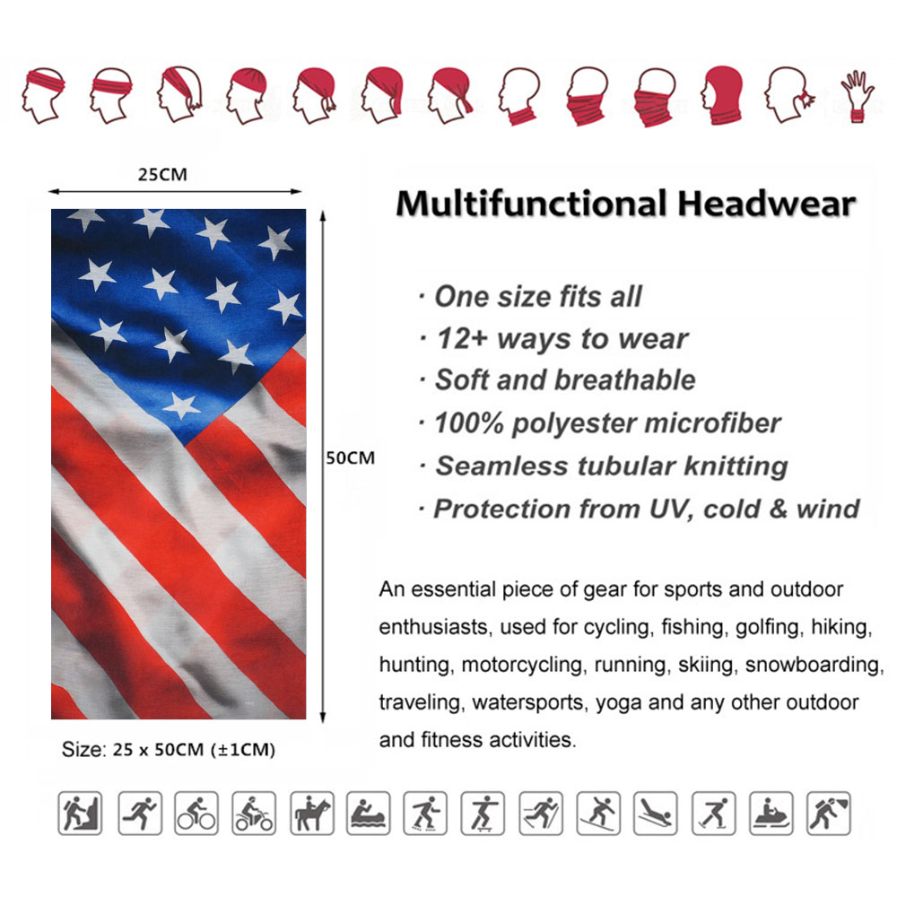 USA Flag Pattern Sun Protectiv - Gear In Cycling 评论和价格