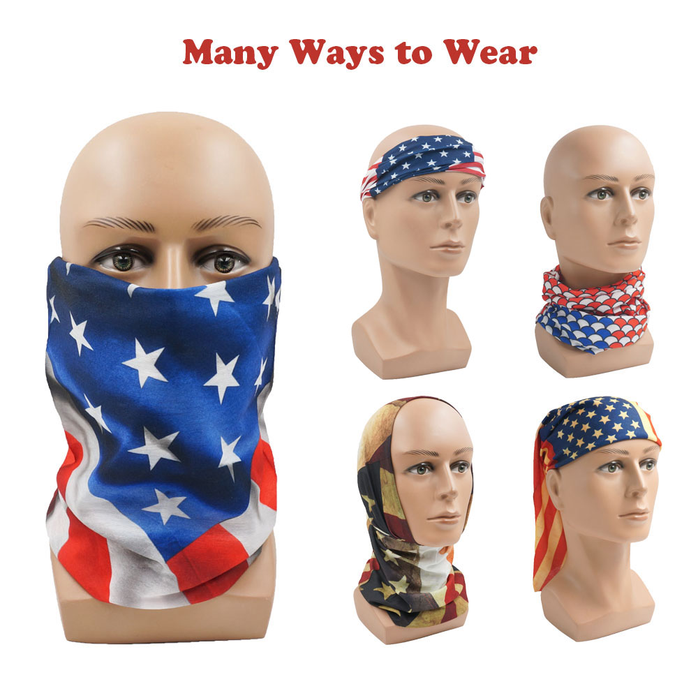 USA Flag Pattern Sun Protectiv - Gear In Cycling 评论和价格