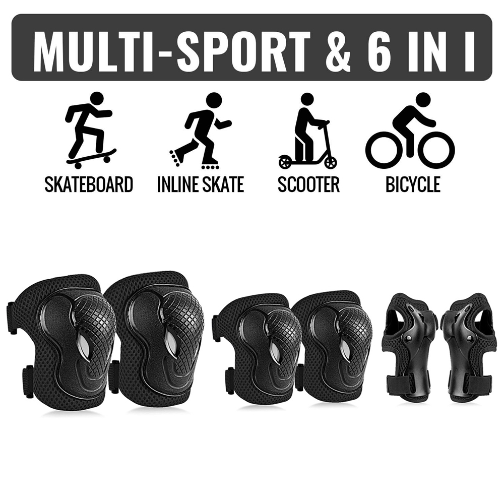 6Pcs Kids Knee Pads & Elbow Pa - Youth Cycling Gear 评论和价格