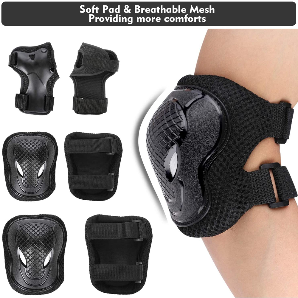 6Pcs Kids Knee Pads & Elbow Pa - Youth Cycling Gear 评论和价格