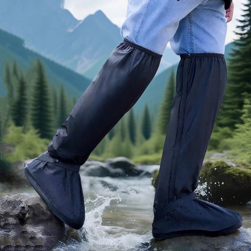 60 CM High Tube Waterproof Rai - Cycling Shoe Covers 评论和价格