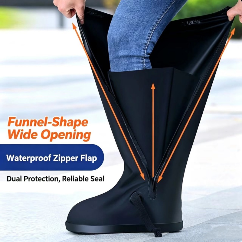 60 CM High Tube Waterproof Rai - Cycling Shoe Covers 评论和价格