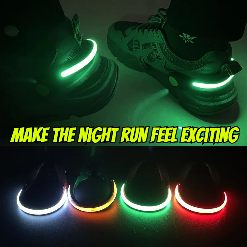 Night Safety LED Shoe Clip Lig - Cycling Shoe Covers 评论和价格