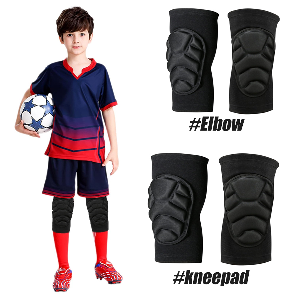 1Pair Kids Knee and Elbow Pads - Youth Cycling Gear 评论和价格