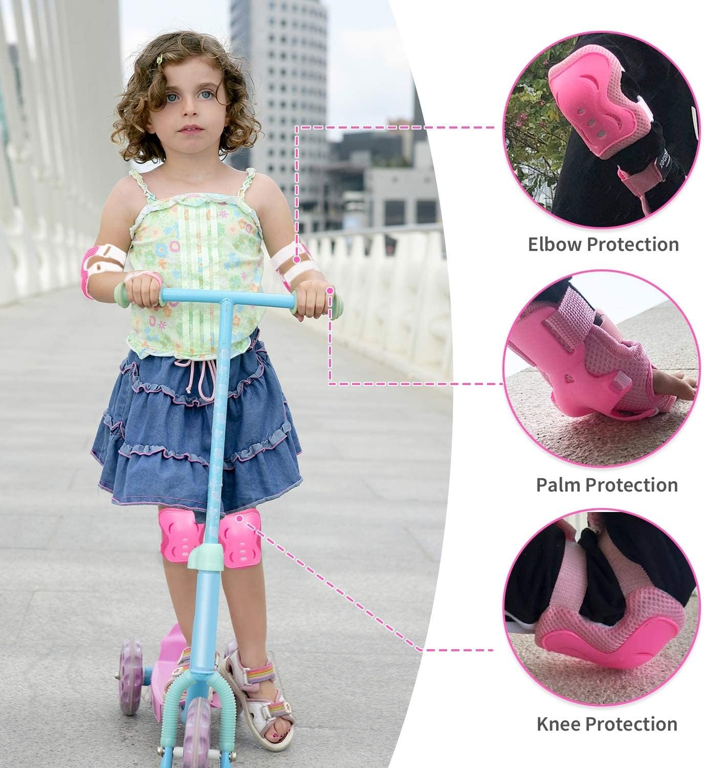 6Pcs Youth/Kids Knee Pads Elbo - Youth Cycling Gear 评论和价格