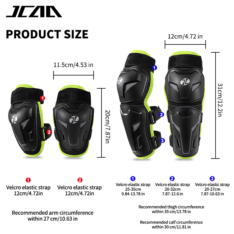 Kids Motorcycle Knee Elbow Pad - Youth Cycling Gear 评论和价格