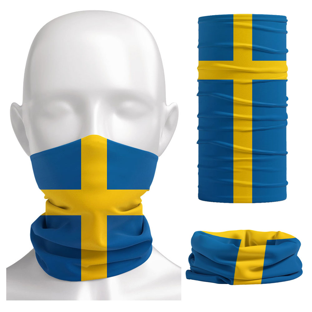 Sweden Flag Printed Bandana He - Gear In Cycling 评论和价格