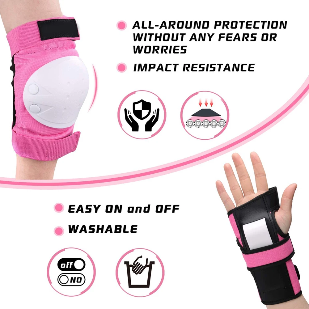 Adult Youth Kids Knee Pads Elb - Youth Cycling Gear 评论和价格