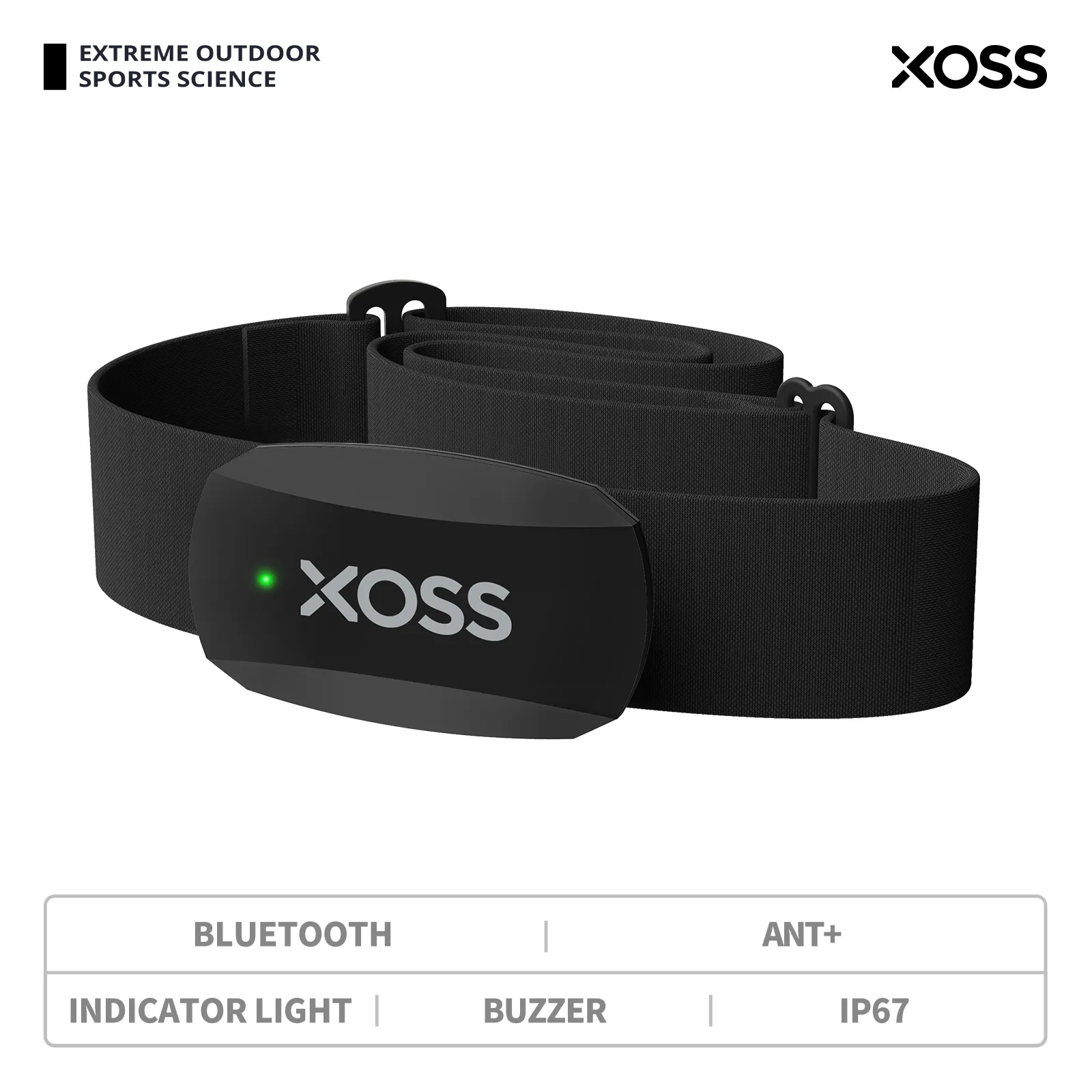 XOSS X2 Chest Strap Heart Rate - Cycling Heart Rate Monitor 评论和价格