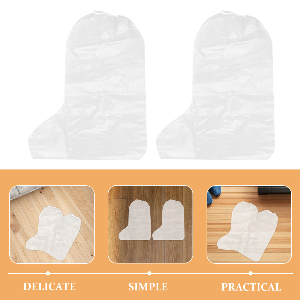 20Pcs Waterproof Long Rain Sho - Cycling Shoe Covers 评论和价格