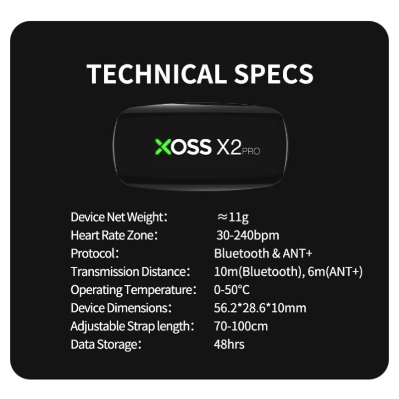 XOSS X2 Pro Heart Rate Monitor - Cycling Heart Rate Monitor 评论和价格
