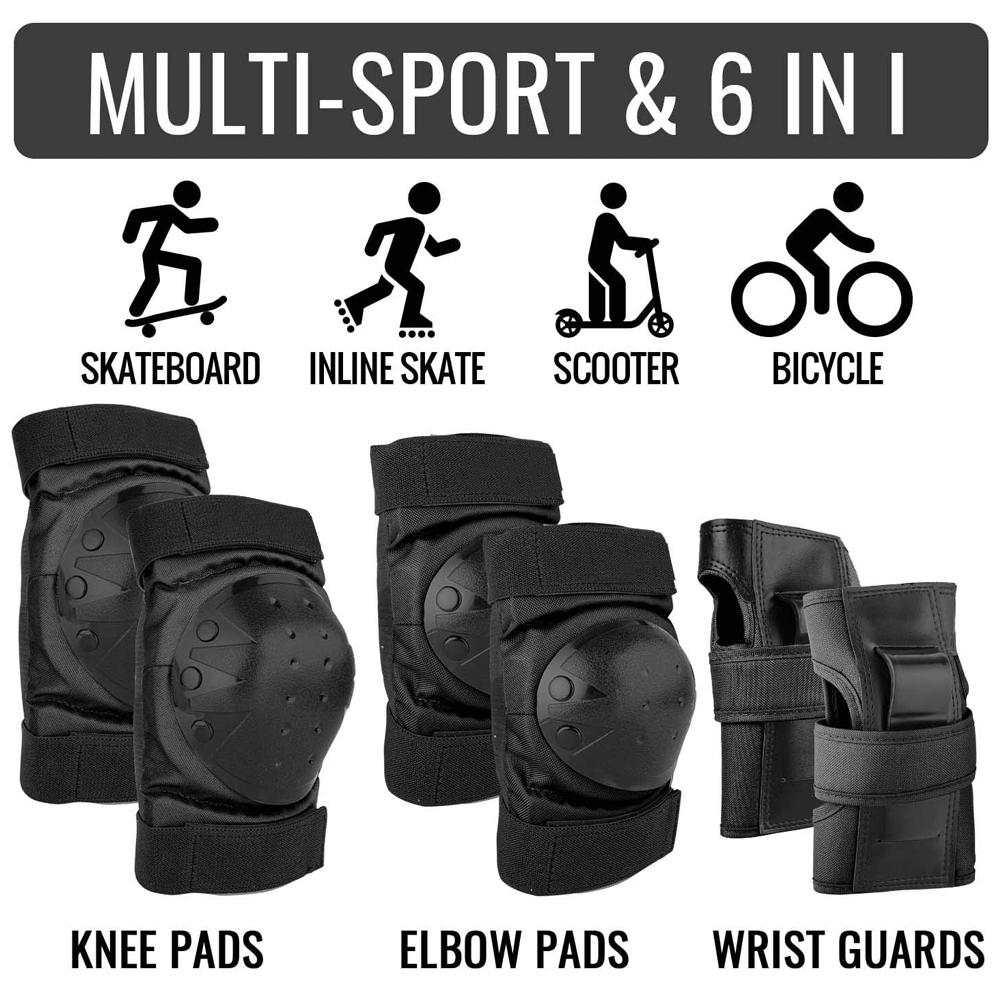 Adult Youth Kids Knee Pads Elb - Youth Cycling Gear 评论和价格