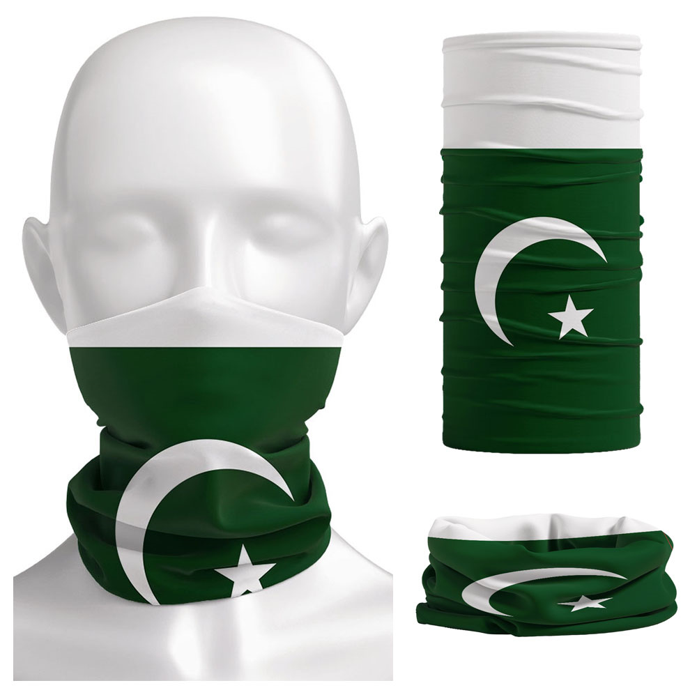 Pakistan Flag Bandana Neck Cov - Cycling Gear Pakistan 评论和价格
