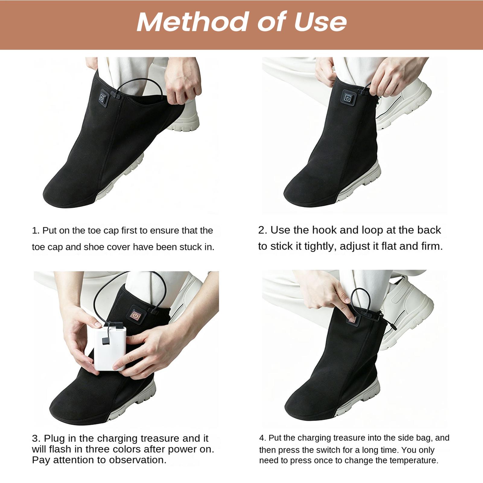 Heated Cycling Shoe Covers 3-L - Cycling Shoe Covers 评论和价格